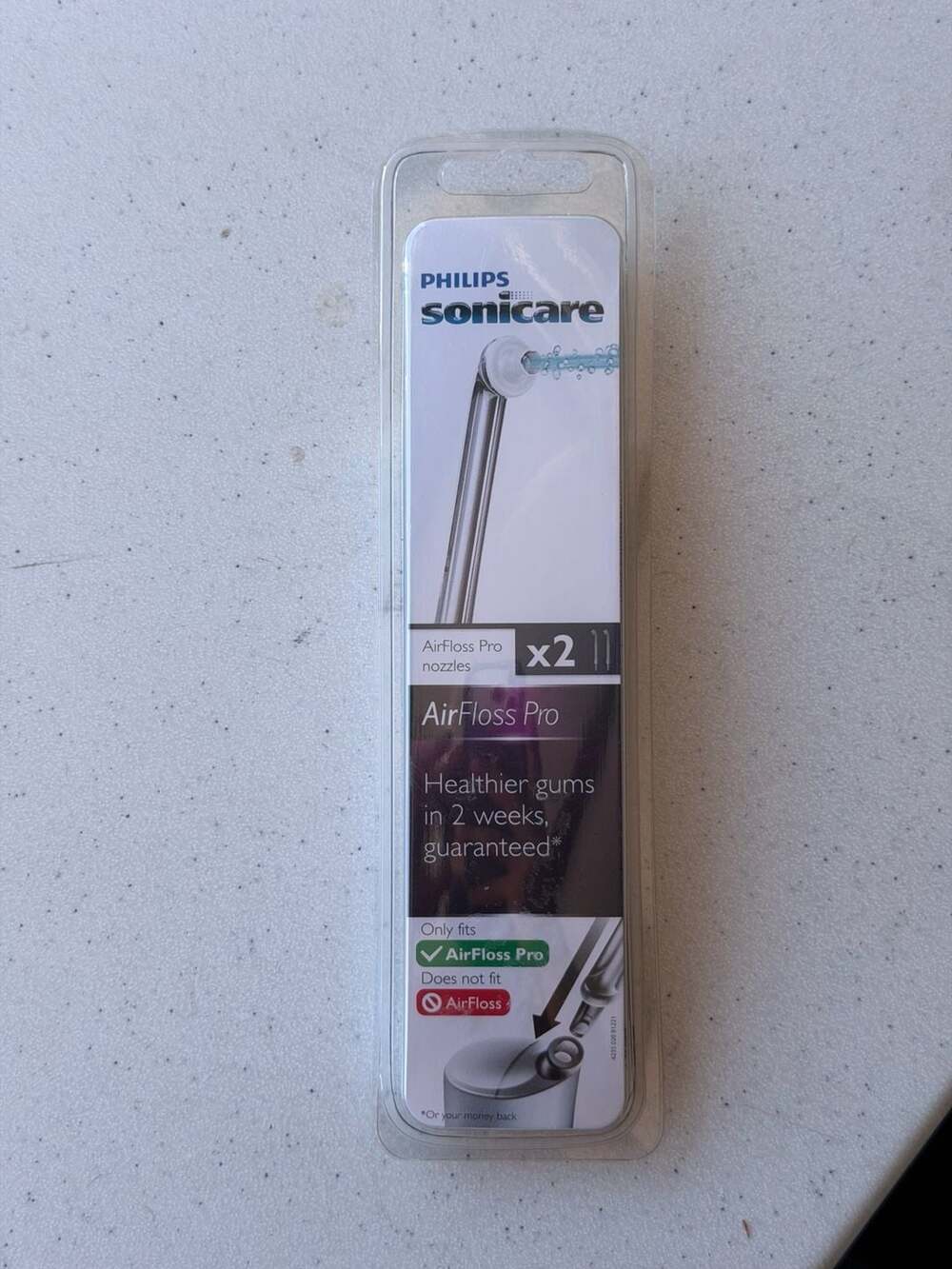 Philips Sonicare AirFloss Pro Replacement Nozzles (2-Pack) HX8032/23